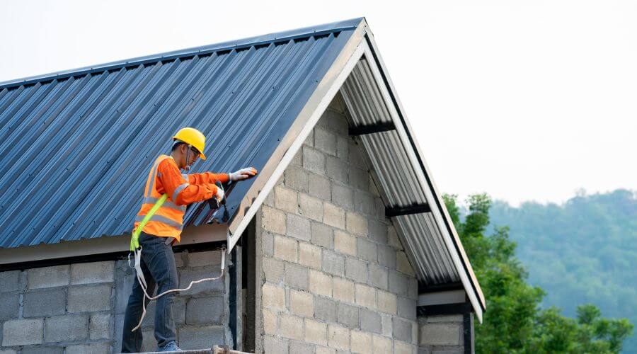 Professional metal roof installation in Defiance, IA